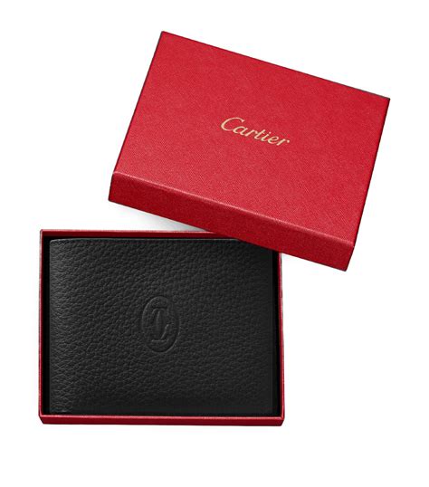 cartier mans wallet replica|cartier bifold wallet.